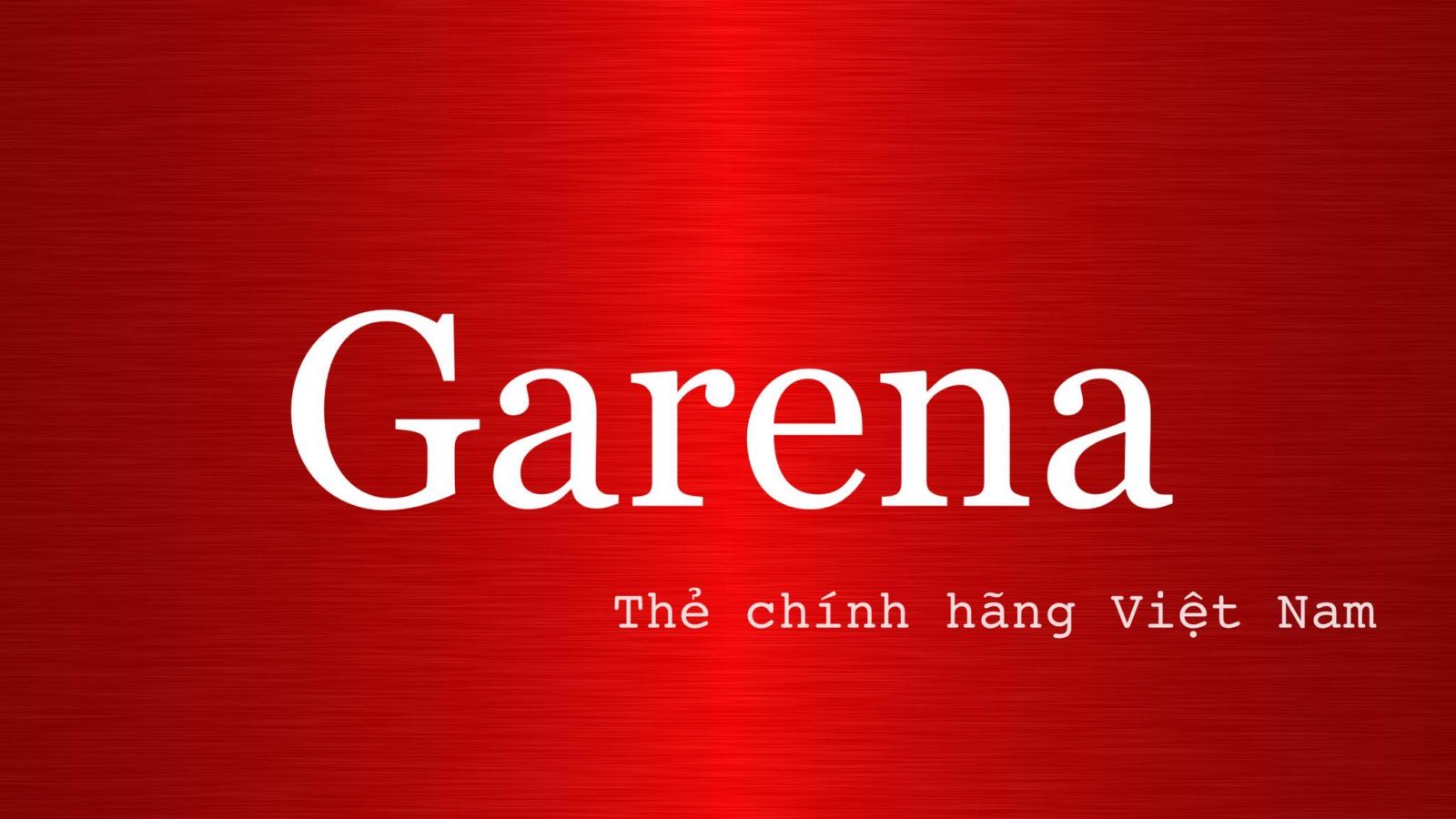 Thẻ Garena